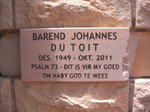 TOIT Barend Johannes, du 1949-2011