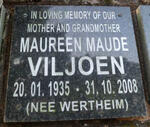 VILJOEN Maureen Maude 1935-2008