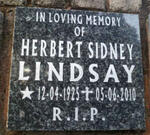 LINDSAY Herbert Sidney 1925-2010
