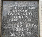 TOERIEN Oscar Nico 1909-1970 & Eleonora Hulda 1911-1997