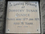 QUANCE Dorothy Susan -1971