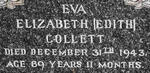 COLLETT Eva Elizabeth -1943