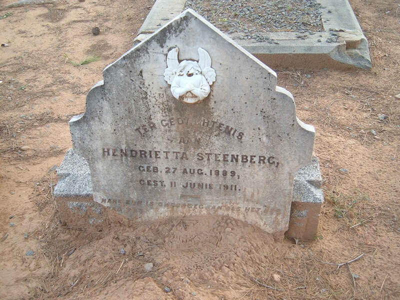STEENBERG Hendrietta 1889-1911