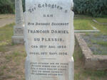 PLESSIS Francois Daniel, du 1886-1926