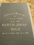 ROUX Martin Johan 1930-1986
