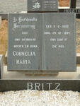 BRITZ Cornelia Maria 1902-1994