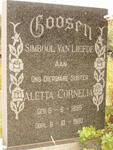 GOOSEN Aletta Cornelia 1899-1980