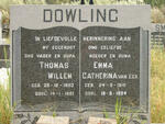 DOWLING Thomas Willem 1903-1981 & Emma Catherina VAN ECK 1915-1994