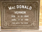 MacDONALD Vernon 1942-1981