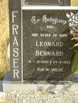 FRASER Leonard Bernard 1938-1993