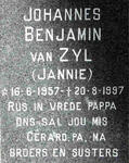 ZYL Johannes Benjamin, van 1957-1997