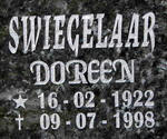 SWIEGELAAR Doreen 1922-1998