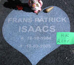 ISAACS Frans Patrick 1964-2005