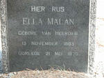MALAN Ella nee VAN HEERDEN 1883-1970