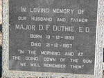 DUTHIE D.F. 1893-1967