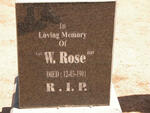 ROSE W. -1901