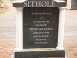 SITHOLE Sifiso Maxwell 1955-2007