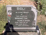 BIDLI Nomawethu Agnes Bada 1965-2001