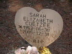 COETZEE Sarah Elizabeth 1953-2005