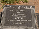 JAARSVELD Louisa, van 1926-2005