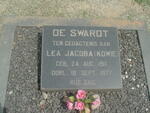 SWARDT Lea Jacoba, de  1911-1977