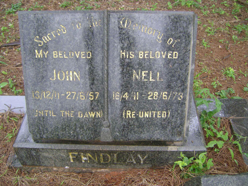 FINDLAY John 1911-1957 & Nell 1911-1973