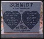SCHMIDT Thys Johannes 1918-1992 & Susanna Lucia 1919-2006