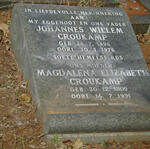 CROUCAMP Johannes Willem 1896-1976 & Magdalena Elizabeth 1909-1991
