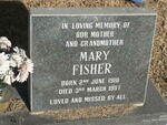FISHER Mary 1910-1997