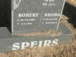 SPEIRS Robert 1905-1997 & Rhoda 1922-2009