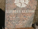 KERSHAW Barbara 1936-1999