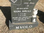 MVOLO Regina Nomvula 1927-2003
