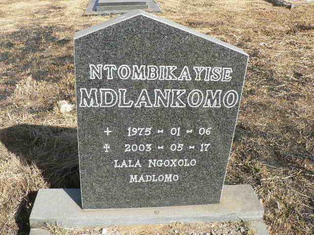 MDLANKOMO Ntombikayise 1975-2003