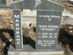 MAROBANE Salome 1970-1999