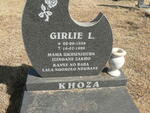 KHOZA Girlie L. 1939-1998