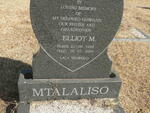MTALALISO Elliot M. 1938-2000