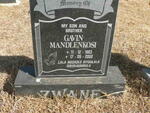 ZWANE Gavin Mandlenkosi 1963-2002