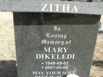 ZITHA Mary Dikeledi 1949-2001