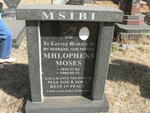MSIBI Mhlopheki Moses 1933-1998