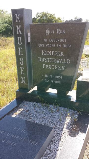 KNOESEN Hendrik Oosterwald Eksteen 1924-1981
