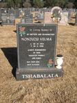 TSHABALALA Nonzuzu Velma 1950-1998