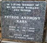 XABA Petros Anthony 1948-2006