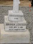 EKSTEEN Abraham J. 1891-1899