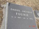 FOURIE Daniel Jacobus 1917-1994