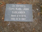 SJOLANDER Karl John 1876-1947