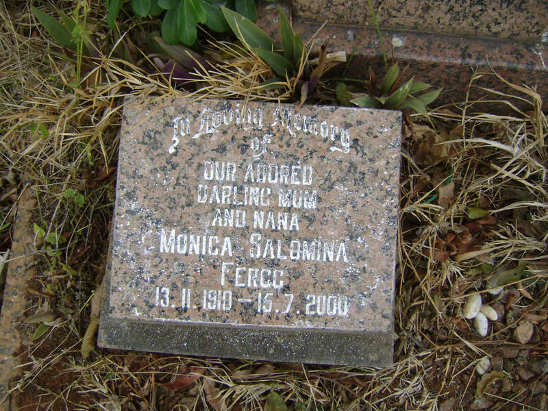 FERGG Monica Salomina 1910-2000