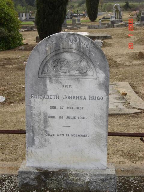 HUGO Elizabeth Johanna 1857-1931