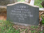 ELDER William Omand & Elizabeth Forsyth :: ELDER Billy