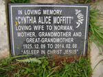 MOFFITT Cynthia Alice 1925-2014
