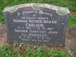 CARLSON Norman Arthur Ingram 1910-1960 & Brenda Dorothy Joan OSBORNE 1917-1987